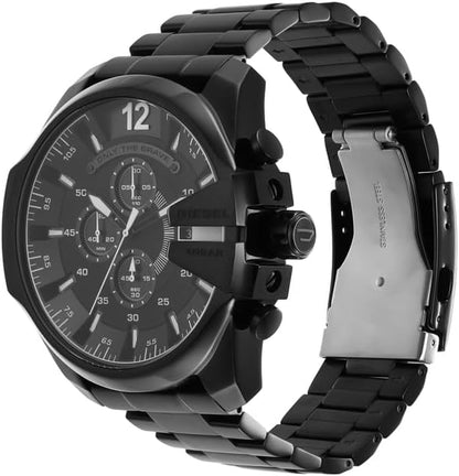 HOTDiesel Mega Chief Watch for Men, Chronograph Men's Watch