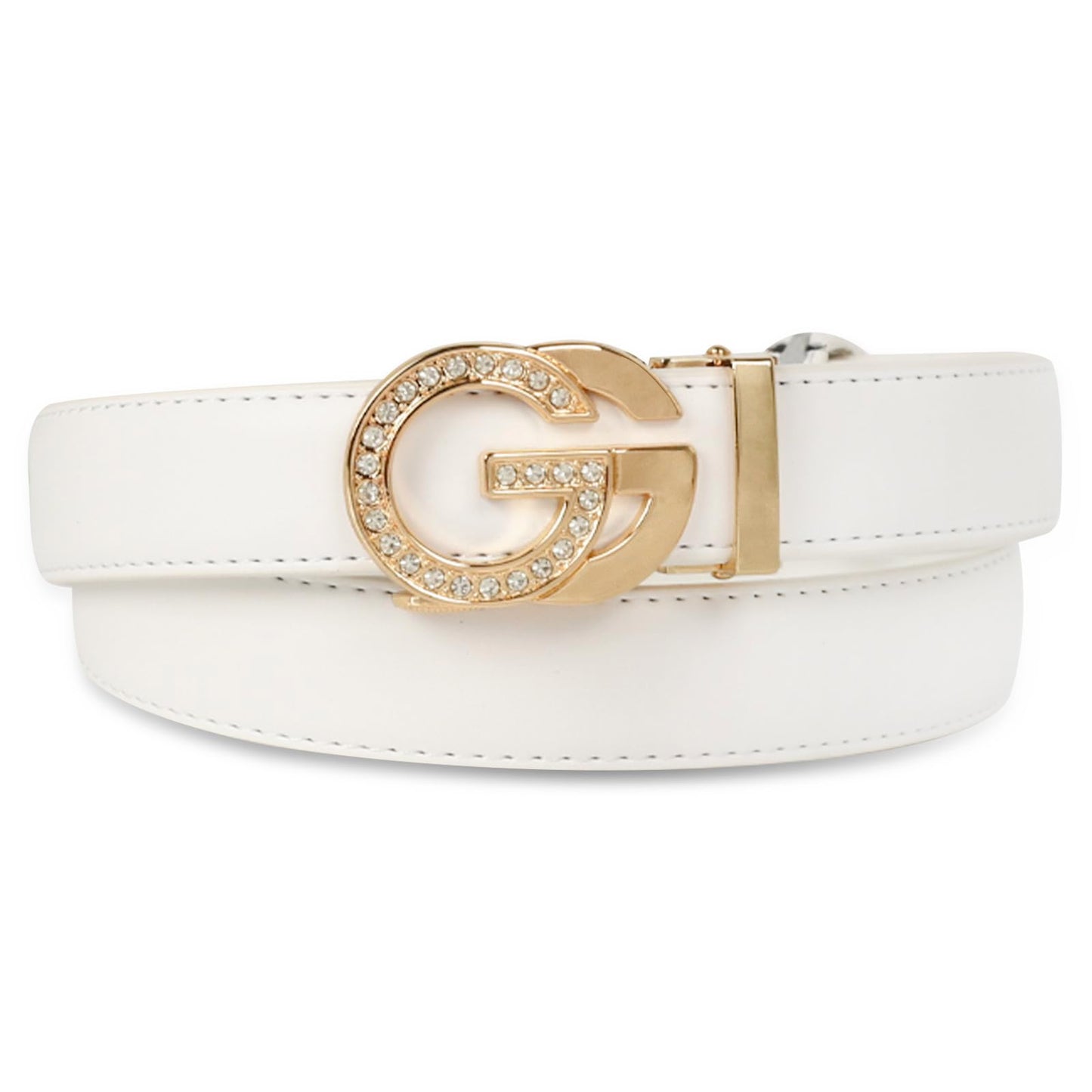 HOTAurolran Women's Leather Belt with Buckle - Ideal for Dresses, Jeans, and Coats