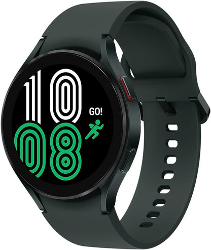HOTSamsung Galaxy Watch 4 44MM SM-R870 Aluminum Smartwatch GPS Only - Green (Renewed)