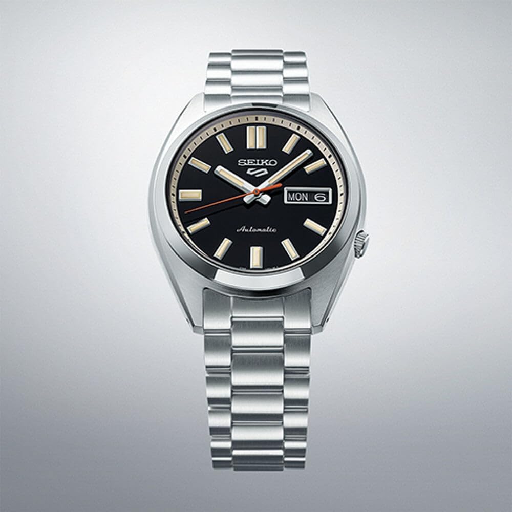 HOTSEIKO 5 Sports SNXS Automatic Black Dial Men's Watch SRPK89K1