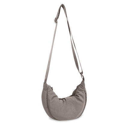 HOTNylon Crescent Crossbody Bag for Women Purses Trendy Men,Small Travel Sling Bag Hobo