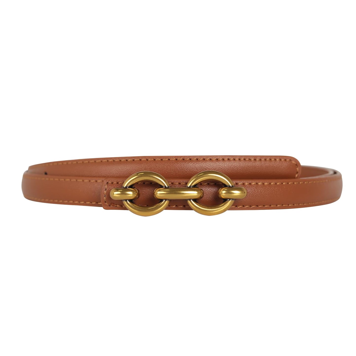 HOTAurolran Women's Leather Belt with Buckle - Ideal for Dresses, Jeans, and Coats