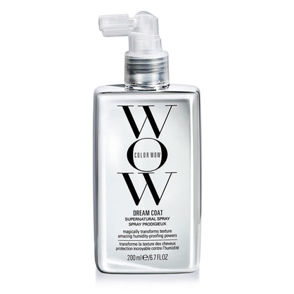 HOTCOLOR WOW Dream Coat Supernatural Spray, Anti-Humidity Frizz Control and Heat Protectant for Glassy, Shiny Hair