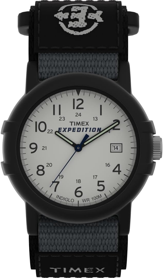HOTTimex Men's Expedition Camper Nylon/Leather Strap Watch