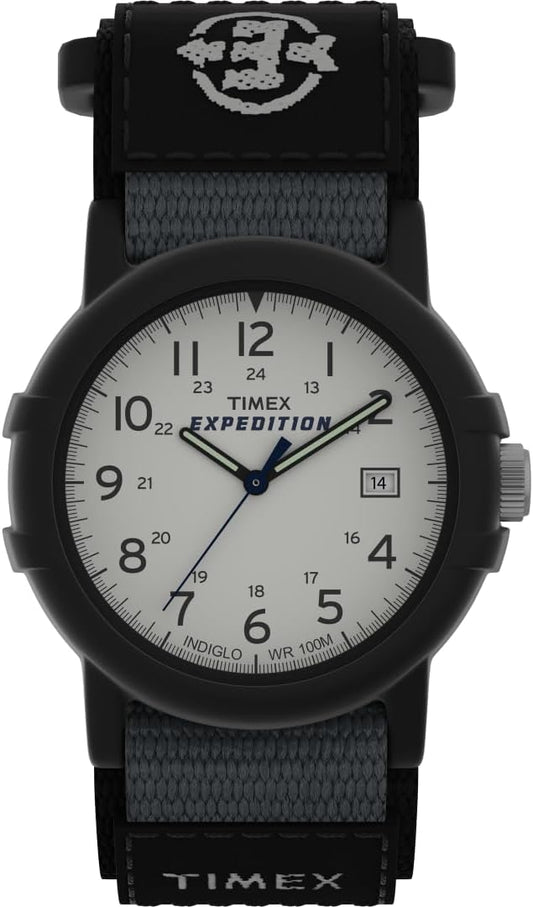 HOTTimex Men's Expedition Camper Nylon/Leather Strap Watch