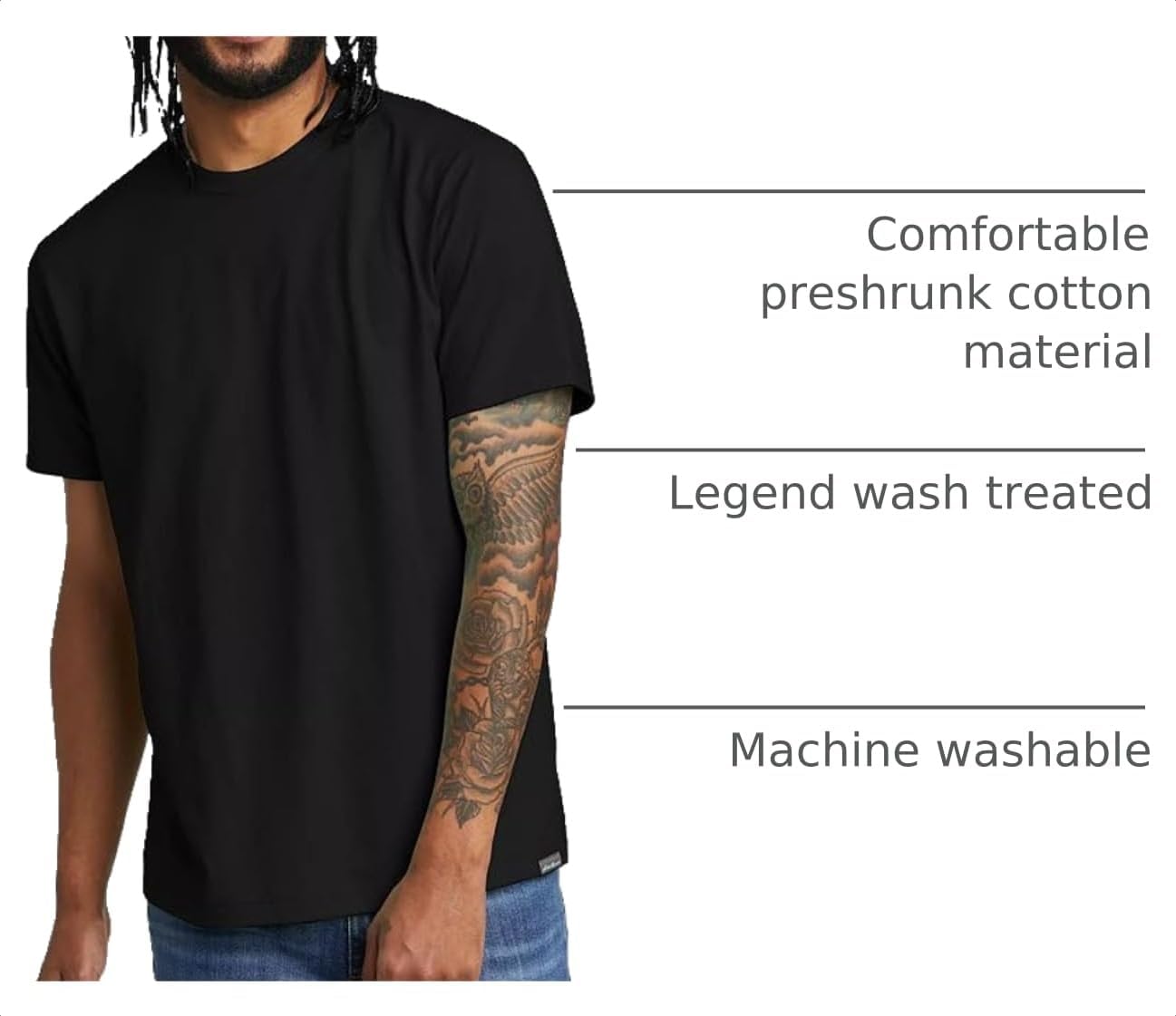 HOTEddie Bauer Men's Legend Wash Classic Short Sleeve Cotton Tee Crewneck T-Shirt
