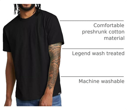HOTEddie Bauer Men's Legend Wash Classic Short Sleeve Cotton Tee Crewneck T-Shirt