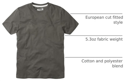 HOTCharles Wilson Men's 5 Pack Crew Neck T-Shirt