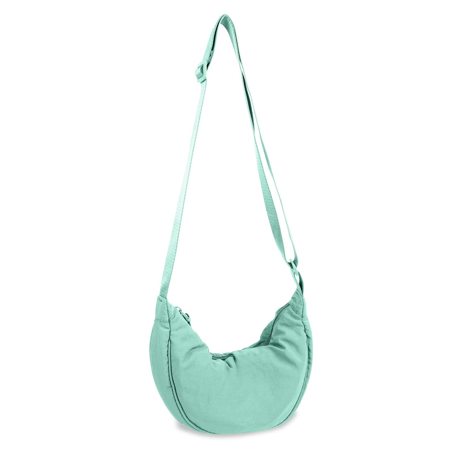 HOTNylon Crescent Crossbody Bag for Women Purses Trendy Men,Small Travel Sling Bag Hobo