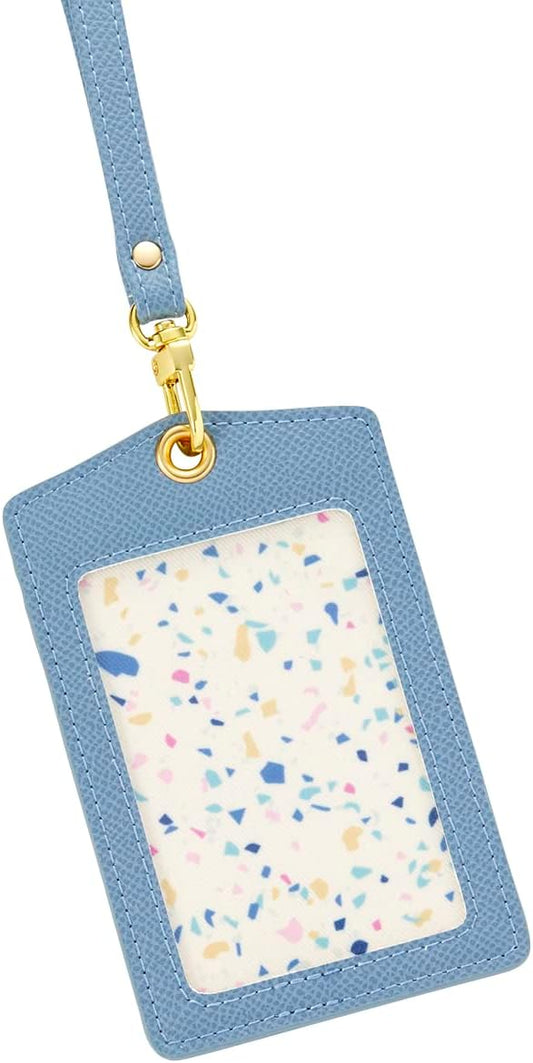 HOTRaymay Fujii GLP1115A Nofes ID Case, ID Card Holder, Vertical Type, Smoky Blue