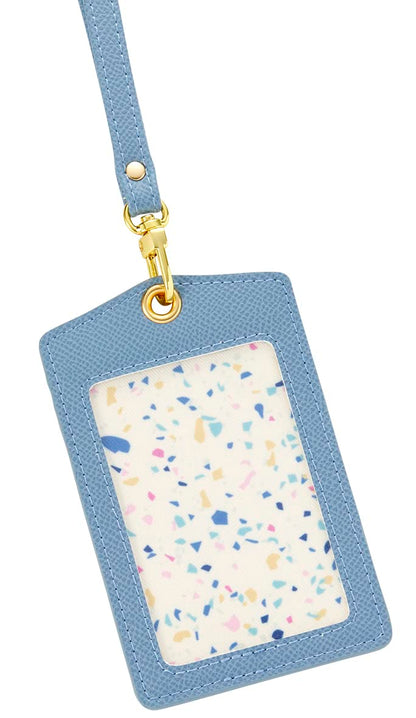 HOTRaymay Fujii GLP1115A Nofes ID Case, ID Card Holder, Vertical Type, Smoky Blue