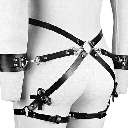 HOTPunk Waist Belt for Women, | Adjustable Size, Breathable Material, Punk Style
