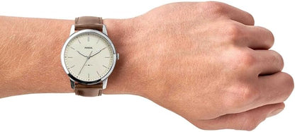 HOTFossil Men's Minimalist Quartz Stainless Steel Three-Hand Watch for Men