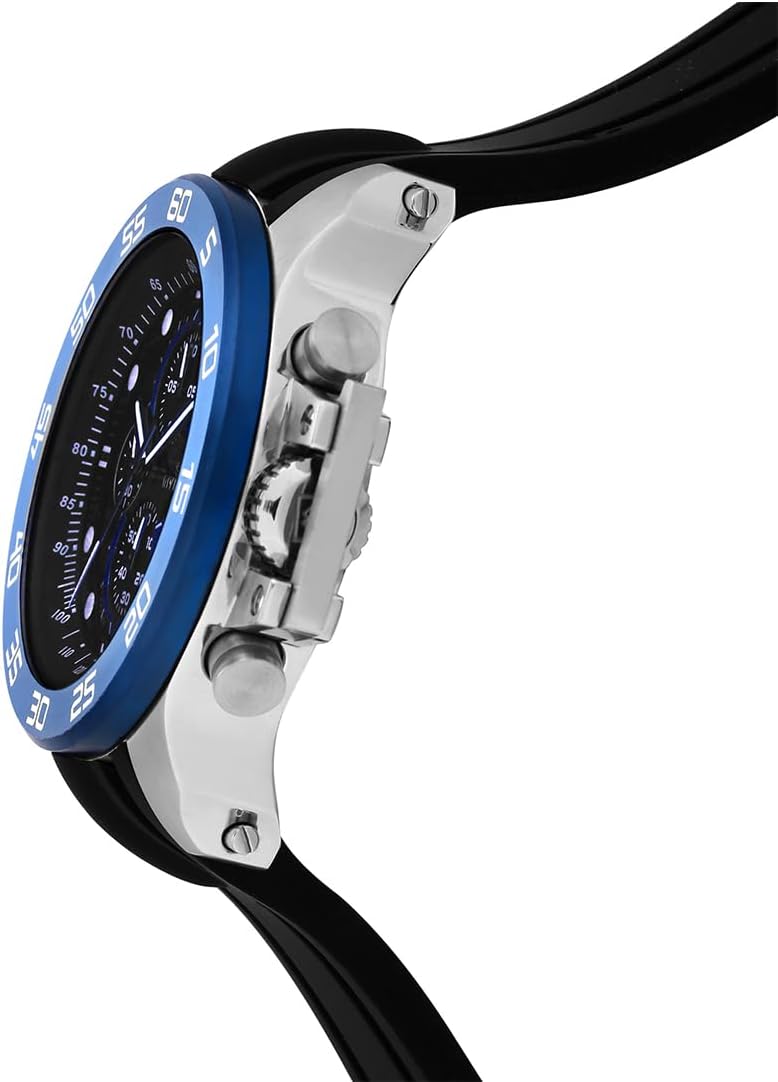 HOTInvicta Men's I-Force Analog Display Japanese Quartz Black Watch