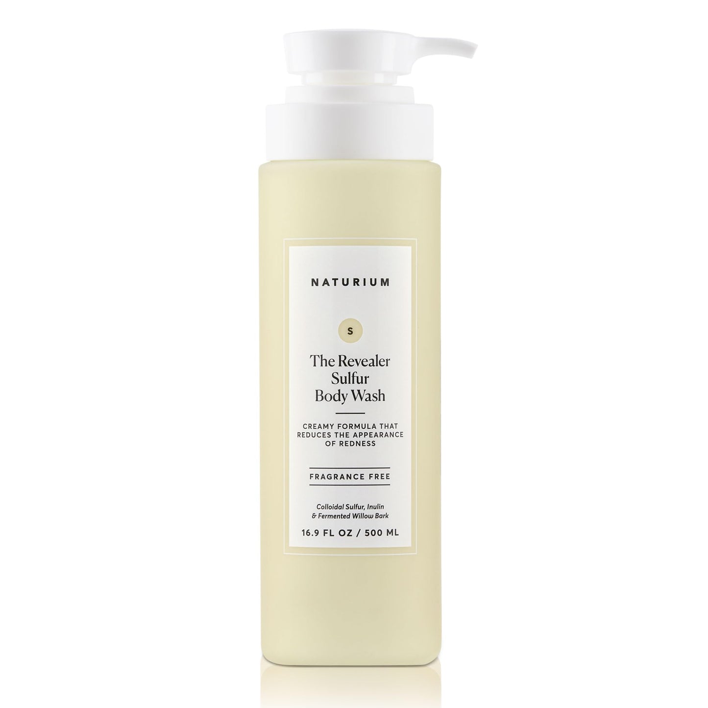 HOTNaturium The Smoother Glycolic Acid Exfoliating Body Wash, Soft & Smoothing Cleanser, 16.9 oz