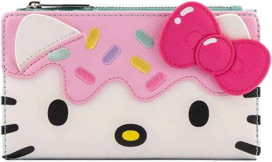 HOTLoungefly Sanrio Hello Kitty Cupcake Faux Leather Flap Wallet