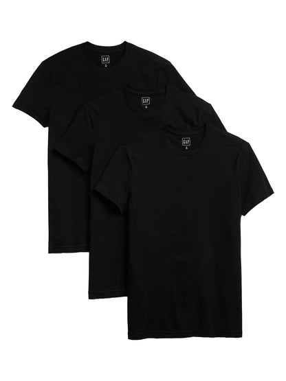 HOTGap Men's Crew Neck T-Shirt (3-Pack)