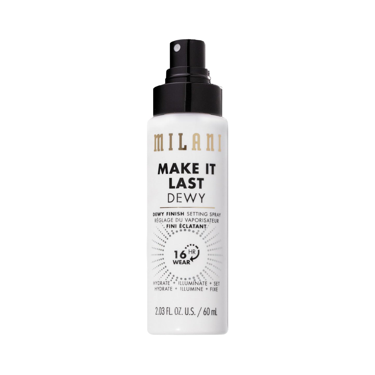 HOTMilani Setting Spray + Primer, Make It Last Original - Natural Finish with Niacinamide for Hydration, Setting Spray for Makeup and Face Primer, 3-in-1 Prime + Hydrate + Set, 2.03 Fl. Oz