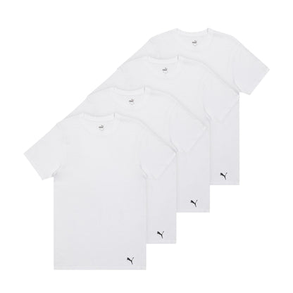 HOTPuma Men's 4 Pack Cotton Crewneck Short Sleeve T-Shirt