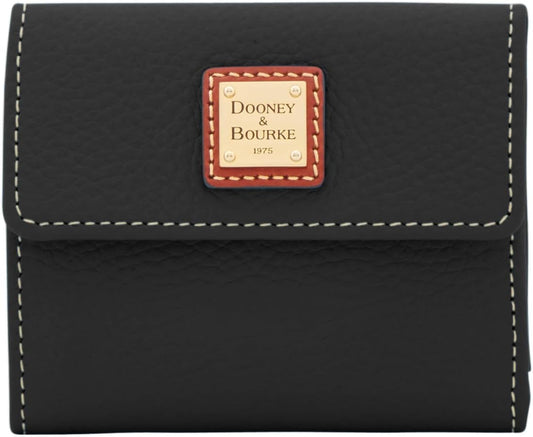 HOTDooney & Bourke Pebble Grain Small Flap Wallet