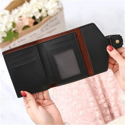 HOTSpacious & Functional Classic Durable Wallet for Slim Minimalist Billfold Simple and Fashionable Large-Capacity Purses with Hidden Card Slots Design Clutch Purse