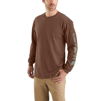 HOTCarhartt Men's Dearborn Loose Long-Sleeve Logo T-Shirt Closeout