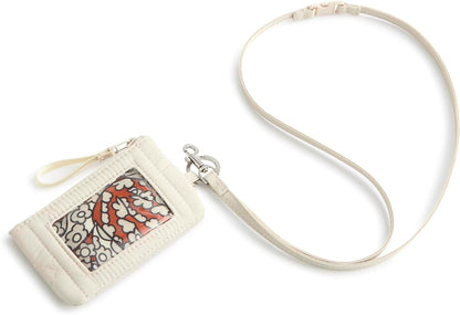 HOTVera Bradley Women's Featherweight Zip Id Pouch W/Breakaway Lanyard