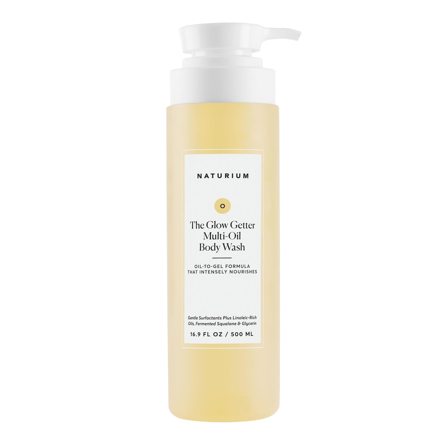 HOTNaturium The Smoother Glycolic Acid Exfoliating Body Wash, Soft & Smoothing Cleanser, 16.9 oz