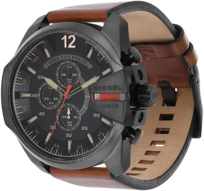 HOTDiesel Mega Chief Watch for Men, Chronograph Men's Watch