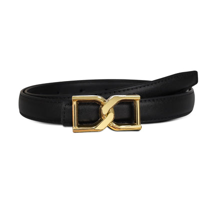 HOTAurolran Women's Leather Belt with Buckle - Ideal for Dresses, Jeans, and Coats