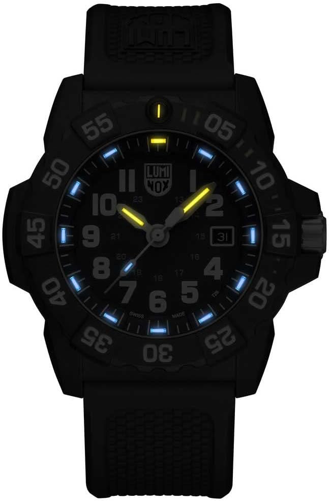 HOTLuminox - Navy Seal - Men's Watch – Military Diving Watch - Chronograph - Water Resistant - Mens Watch - Date Function - 200 m - Mens Watches - Made in Switzerland