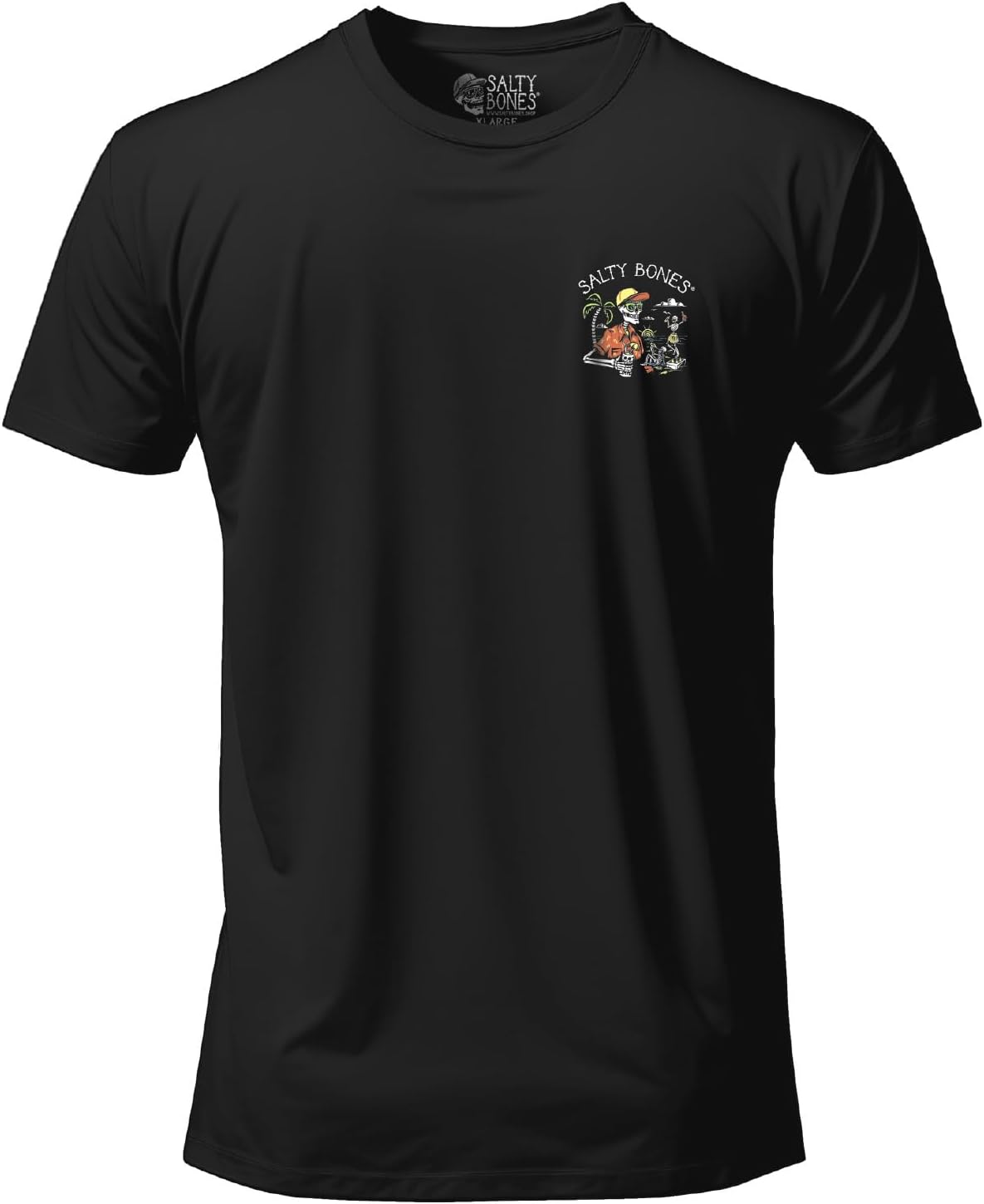 HOTSalty Bones On My Way to Making Bad Decisions T-Shirt, 100% Ringspun Cotton, Classic Fit,Printed in USA