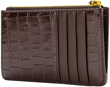 HOTJW PEI Abacus Artificial Crystal Mini Top Handle Bag - Black Quinn Zipped Card Holder