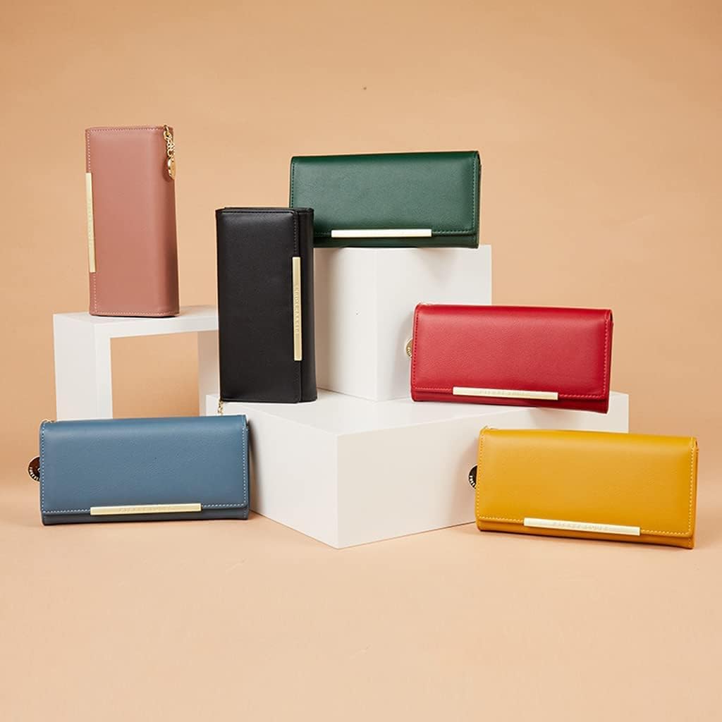 HOTSpacious & Functional Leather Wallet Multifunction Luxury Women Many Departments Large Capacity Purses Fashion Female Card Holder Billfold Long Clutch Purse