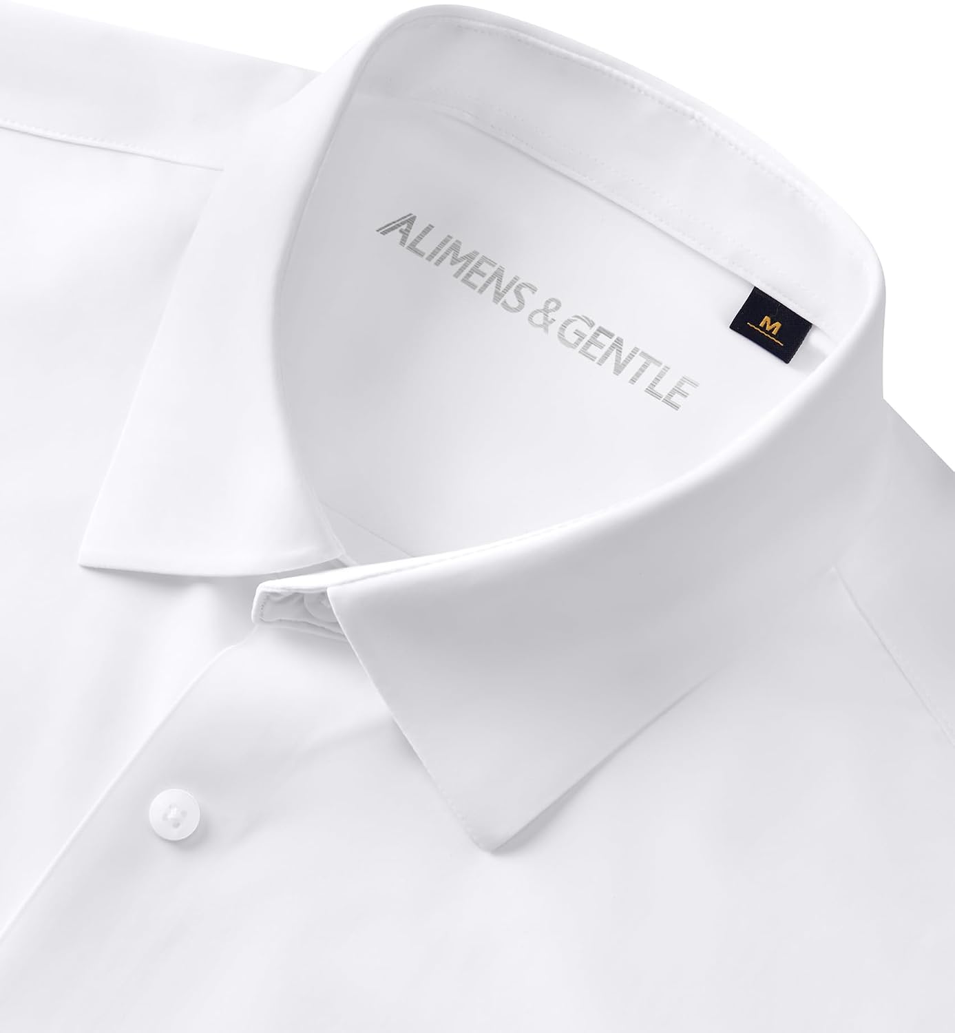 HOTAlimens & Gentle Stretch Mens Dress Shirts Slim Fit Long Sleeve Casual Skinny Muscle Fit Wrinkle Free Button Down Shirt