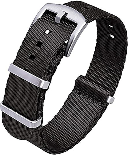 HOTRitche Military Ballistic Nylon Watch Strap with Heavy Buckle 18mm 20mm 22mm Premium Nylon Watch Bands for Men Women