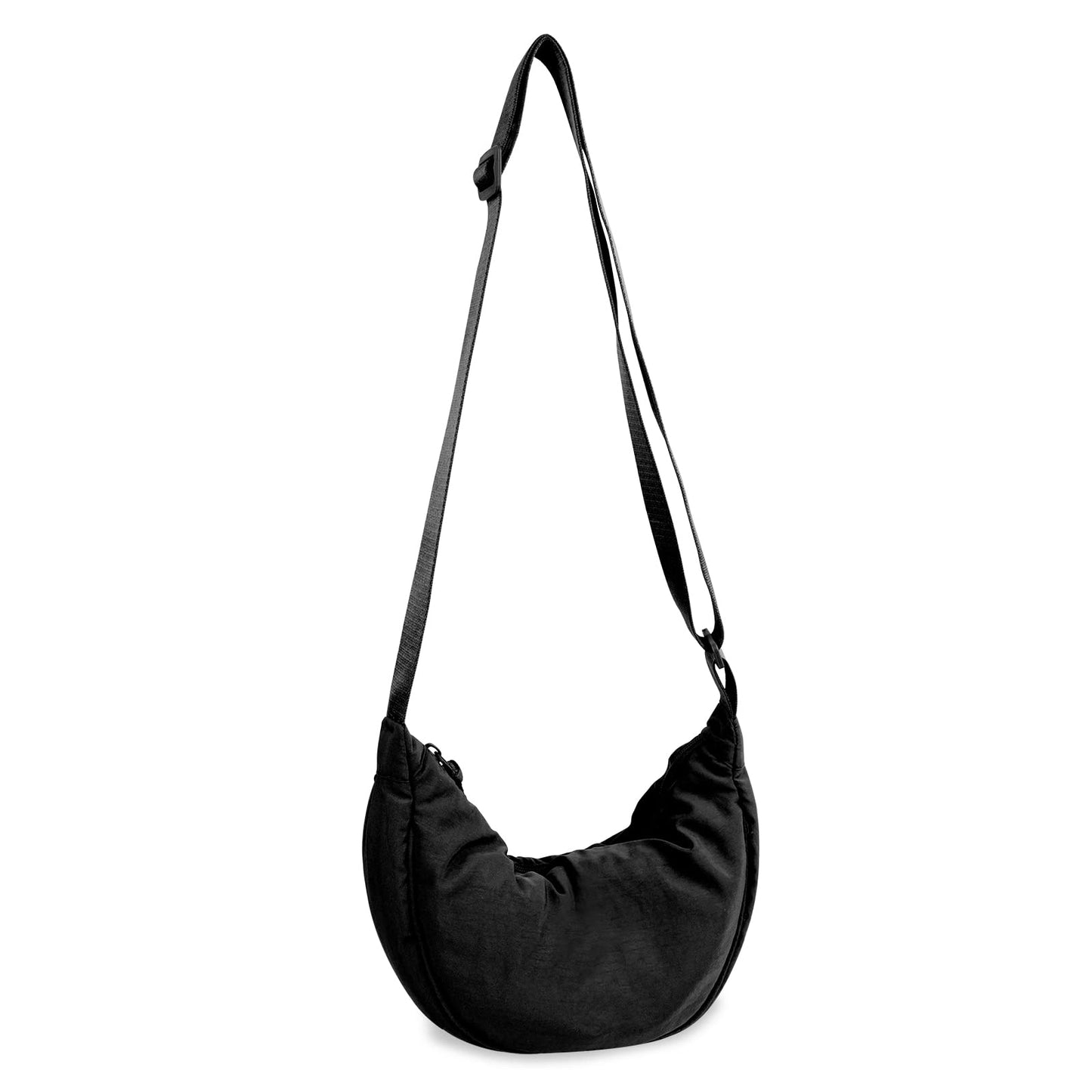 HOTNylon Crescent Crossbody Bag for Women Purses Trendy Men,Small Travel Sling Bag Hobo