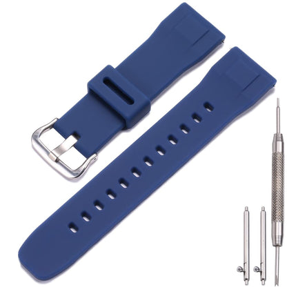 HOTwaterproof Silicone watchband Compatible with Casio Protrek PRG650 600 PRW6600 Men's sports Replacement Strap Bracelet 24mm Quick release Watch Strap