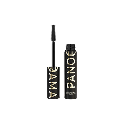 HOTL'Oreal Paris Voluminous Panorama Mascara, Volumizing and Lengthening Mascara, Washable Longwear and Smudge Resistant Make Up, Blackest Black, 0.33 Fl Oz