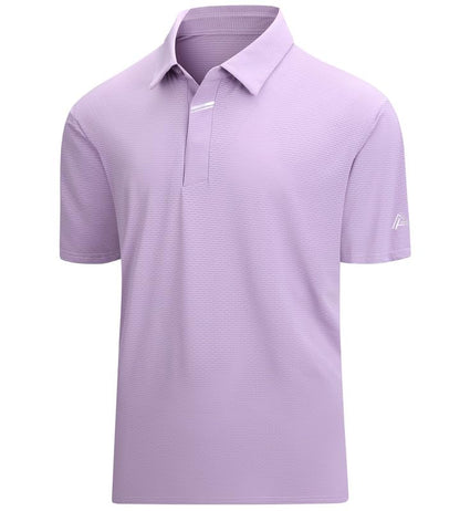 HOTDamipow Premium Golf Shirts for Men Dry Fit Performance Polo Short Sleeve Collared Shirt