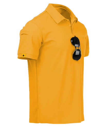 HOTV VALANCH Mens Polo Shirts Short Sleeve Moisture Wicking Golf Polo Athletic Collared Shirt Tennis T-Shirt Tops
