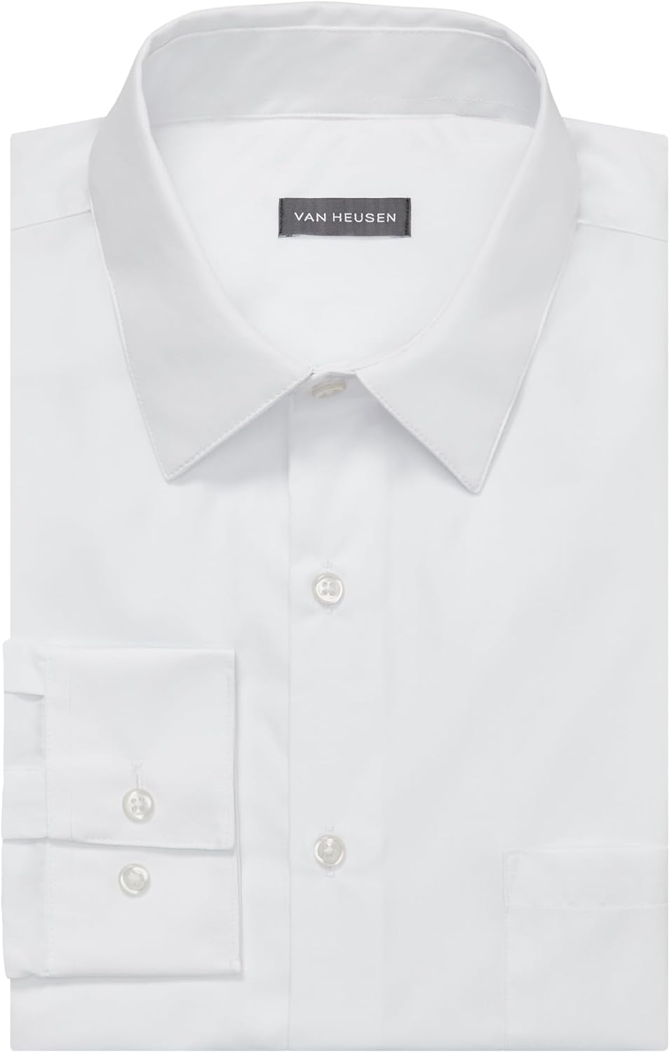 HOTVan Heusen Mens Dress Shirt Regular Fit Poplin Solid