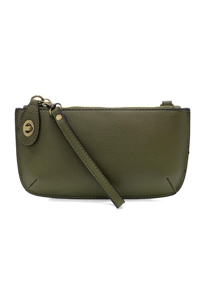 HOTJoy Susan Women's Fashion Purse Mini Crossbody Wristlet Clutch Handbag - Stone