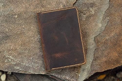 HOTPersonalized distressed leather hobonichi techo cover vintage rustic leather hobonichi A5 A6 cousin cover HAX05S