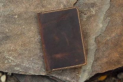 HOTPersonalized distressed leather hobonichi techo cover vintage rustic leather hobonichi A5 A6 cousin cover HAX05S