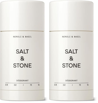 HOTSalt & Stone Aluminum-Free Deodorant, Women & Men Bergamot & Hinoki 2.6 oz | Extra Strength 48 Hour Protection, Gender Neutral Scent, Made with Niacinamide, Spirulina, Magnesium & Antioxidants