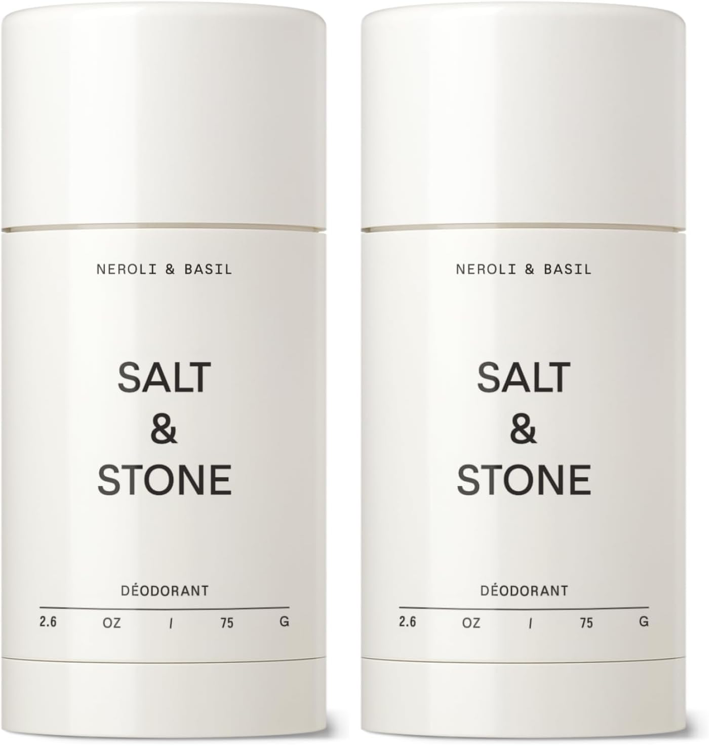 HOTSalt & Stone Aluminum Free Deodorant | Extra Strength 48 Hour Protection for Women & Men | Made with Seaweed Extracts, Niacinamide & Prebiotics | Saffron & Cedar | Extra Strength 48 Hour Protection, Gender Neutral Scent, Made with Niacinamide, Spirulin