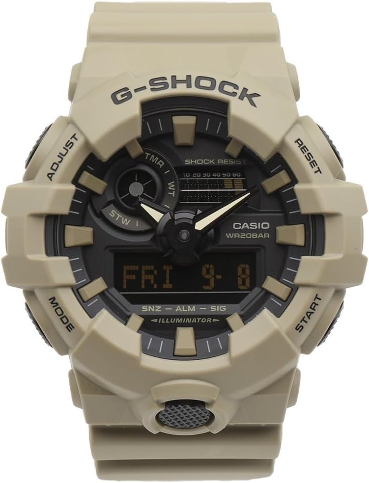 HOTCasio Men's 700UC Series G-Shock Quartz 200M WR Shock Resistant Resin Strap and Case