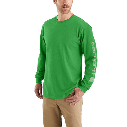 HOTCarhartt Men's Dearborn Loose Long-Sleeve Logo T-Shirt Closeout