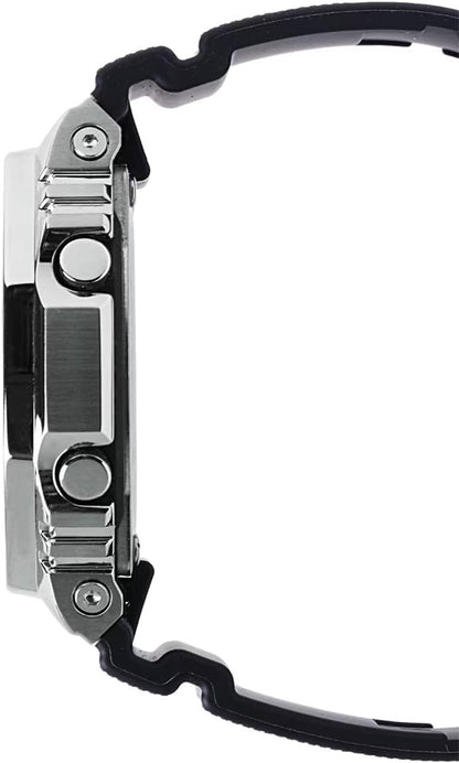 HOTG-Shock Casio G-Steel Solar Connected Green Dial Black Resin Strap Watch - GBM2100A-1A3